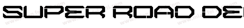 Super Road Demo字体转换